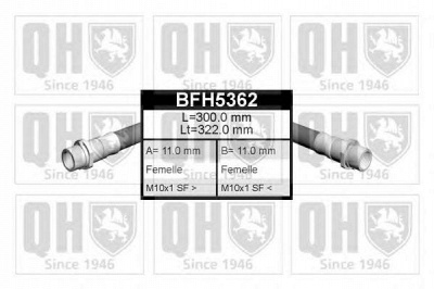 QUINTON HAZELL bfh5362 -  Тормозной шланг